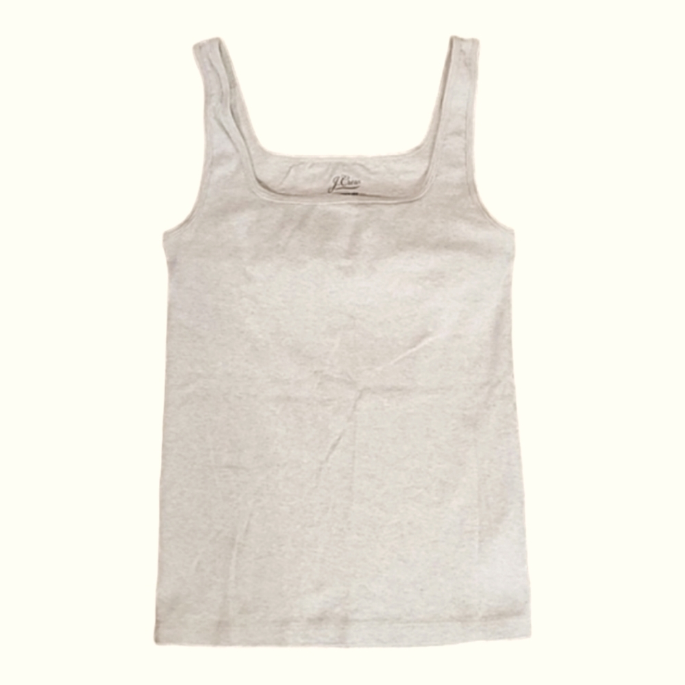 J.Crew perfect fit knit goods heathered suit in bra tank top size S